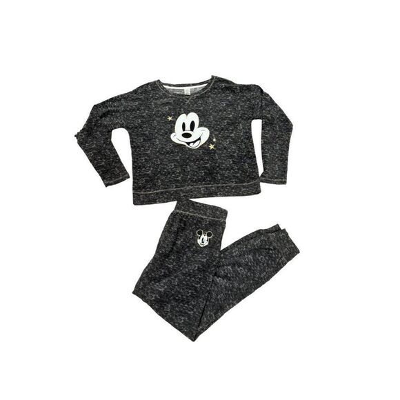 Disney Other - Disney Mickey Mouse Women's Lounge Set Medium Pajamas Gray